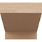 Ekena Millwork 4in. W x 4in. H x 24in. L Clemmons Woodgrain TimberThane Rafter Tail, Primed Tan RFTUR04X04X24CLERCPR - alternate 2